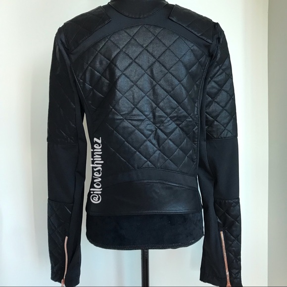 •Victoria Sport• Quilted Moto Jacket - Picture 3 of 8